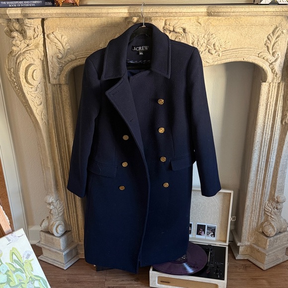 J. Crew Navy Coat
